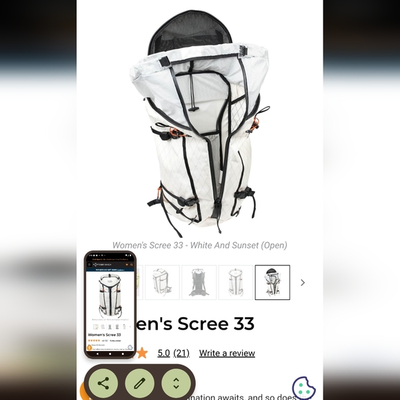 Mystery Ranch Scree 33 - Series 7000 Backpack - Picture 11 of 13